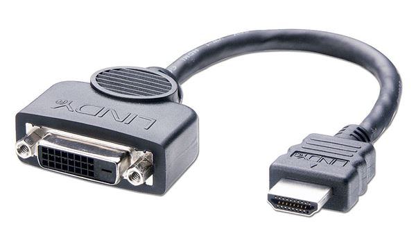 Cavo di adattamento per collegare un dispositivo con connettore HDMI a maschio a un'altra periferica con connettore HDMI a femmina o viceversa, garantendo una stabile trasmissione dei segnali video e audio. 4002888412278 | initpc.it