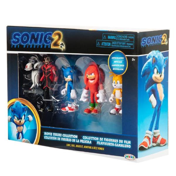 Sonic 2 Movie 2 5 Figure Pack Jakks 412684 192995412682