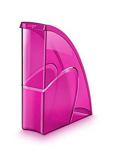 Portariviste rosa indiano trasparente per ufficio da 24x32 cm 3462156747906