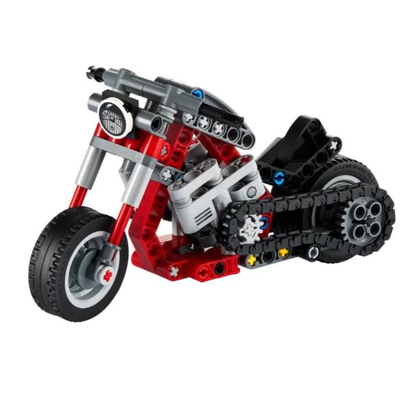 Motocicletta da costruire con mattoncini LEGO, design divertente e colorato, accessori inclusi 5702017117096 | initpc.it