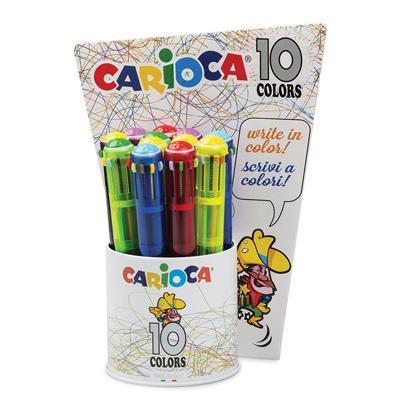 Penna 10 Colori Fluo Carioca 42761 8003511415112