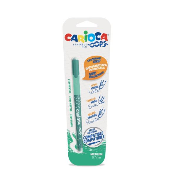 Penna Canc Verde Oops Blister 1 Carioca 43036 04 8003511440367