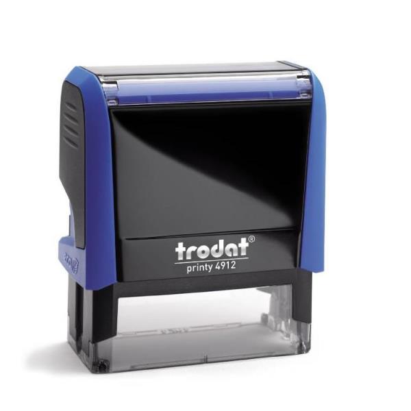 Timbro autoincisione PRINTY4912 in blu cielo, marchio Trodat. 0092399431558 | initpc.it