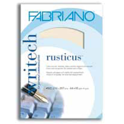 Carta Rusticus A4 Gr 95 Camoscio Fg 50 Fabriano 43212972 8001348155317