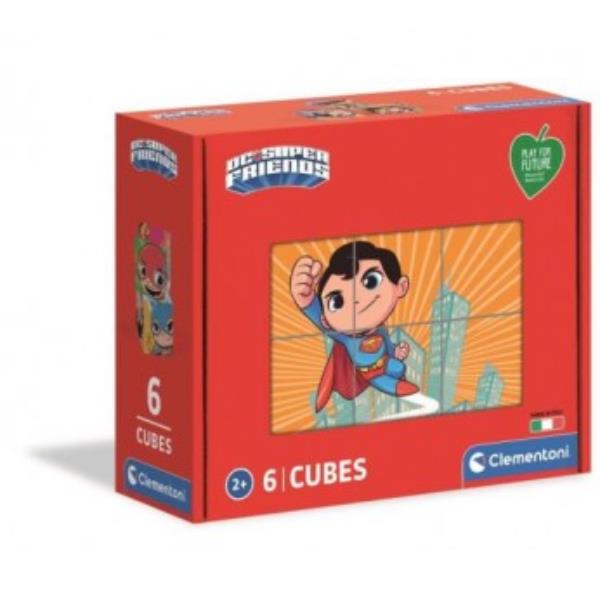 Cubi 6pz Dc Superfriends Clementoni 44008 8005125440085