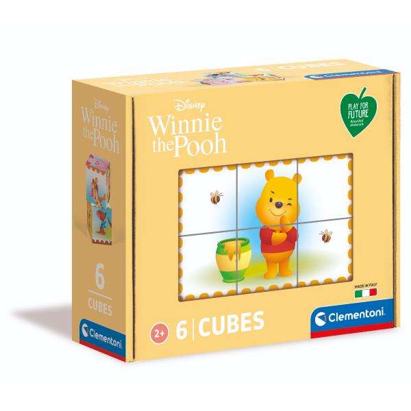Cubi 6pz Winnie The Pooh Clementoni 44012a 8005125440122