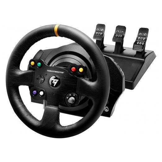 TX RW WHEEL LEATHER EDITION - Simulatore gomma in pelle di alta qualità, progettata da Thrustmaster per un'esperienza di guida realistica. 3362934402150 | initpc.it
