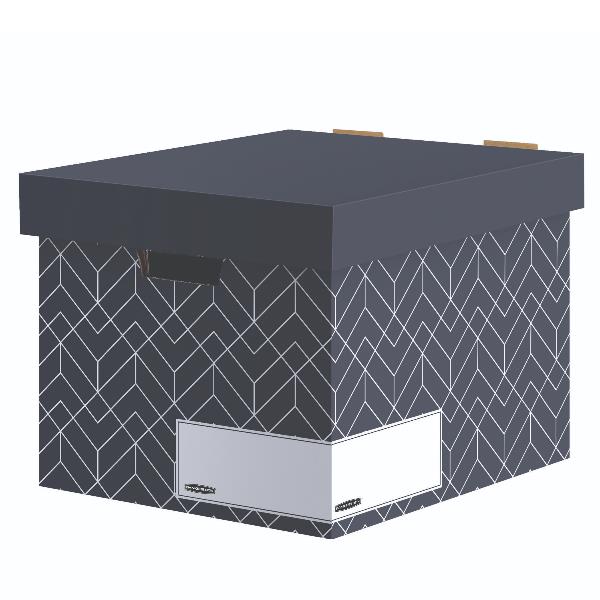 Decor Storage Box Urban Grey Fellowes 4482801