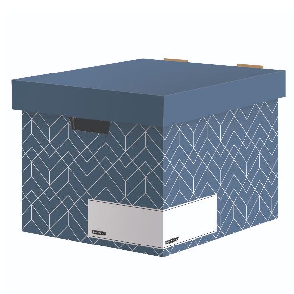 Decor Storage Box Urban Blue Fellowes 4483701