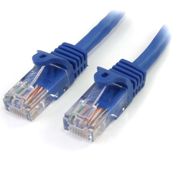Cavo patch RJ45 UTP blu da 2 metri per connessioni di rete fissa, marchio Startech 0065030859912 | initpc.it