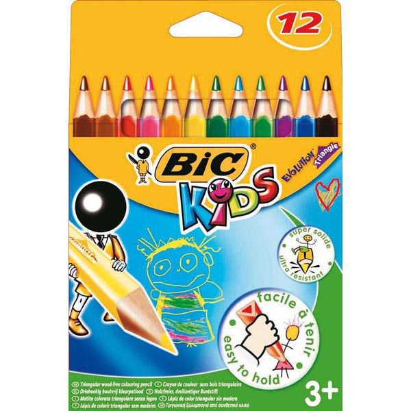 Pastelli Bic Kids Evolution Tri Bic 8297356 3086124001632