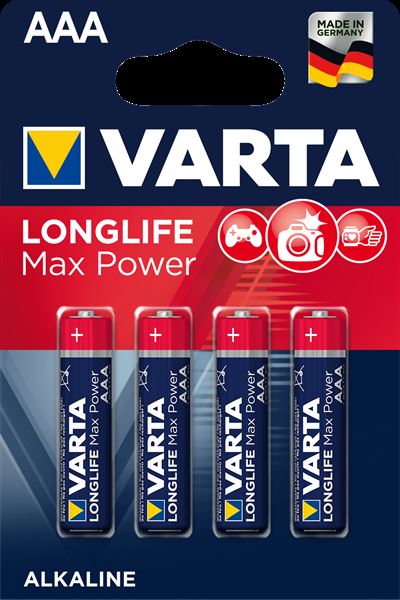 Longlife Max Power Rossa Aaa Varta 4703101404 4008496104734