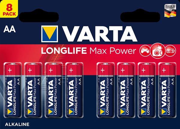 Longlife Max Power Aa Alcalina Varta 4706101418 4008496681532