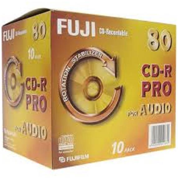 Cd R Audio 80 Pro Jcase Conf 10pz Fujifilm 48174 4902520251831