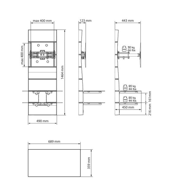 Prodotto design | !GHOST DESIGN 3000 in bianco con rotazione, marchio Meliconi 8006023229246 | initpc.it