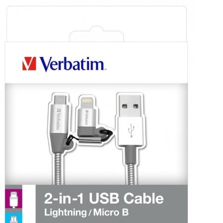 Cable Usb To Micro Usb Lightning Verbatim 48869 23942488699