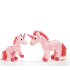 Peluche Precious Pink Unicorno L 25 Cm