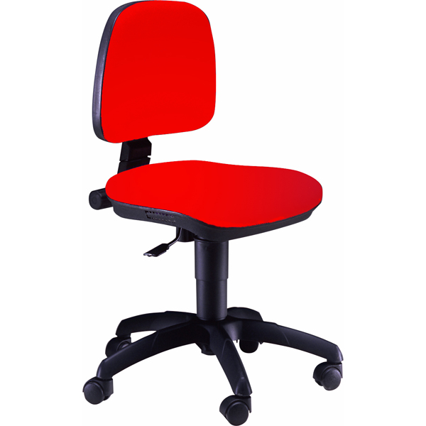 Sedia girevole unisit atlas a41b in rosso con schienale regolabile 8050043742315