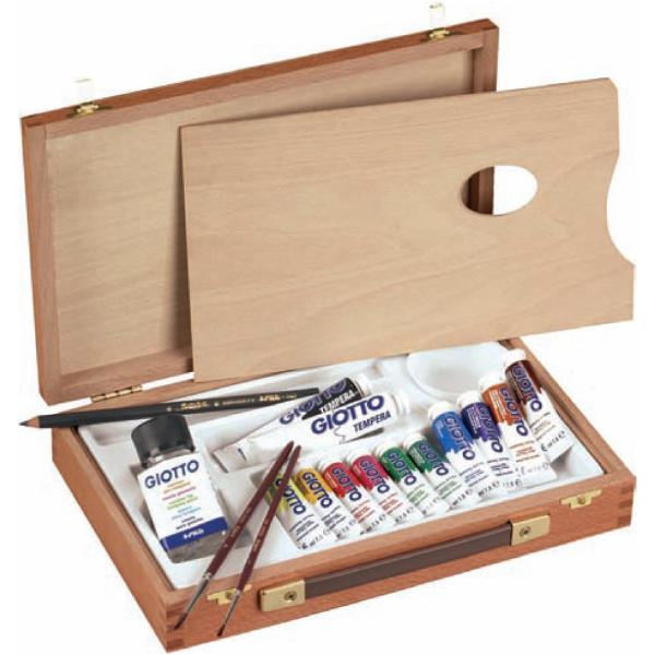 Tempera Giotto Cassetta Legno Basic 5070 Giotto 507000 8000825604003