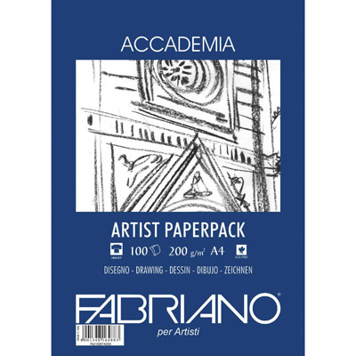 Blocco Fabriano Accademia Artist Fg 100 Gr 200 A4 Fabriano 50814200 8001348164883