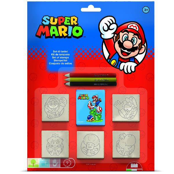 Bister 5 Timbri Super Mario Bros Multiprint 51041b 8009233051041