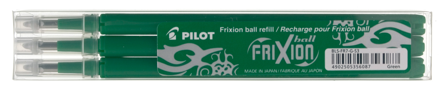 Set 3 Refill Sfera Frixionball 0 7mm Verde Pilot 6659 4902505356087