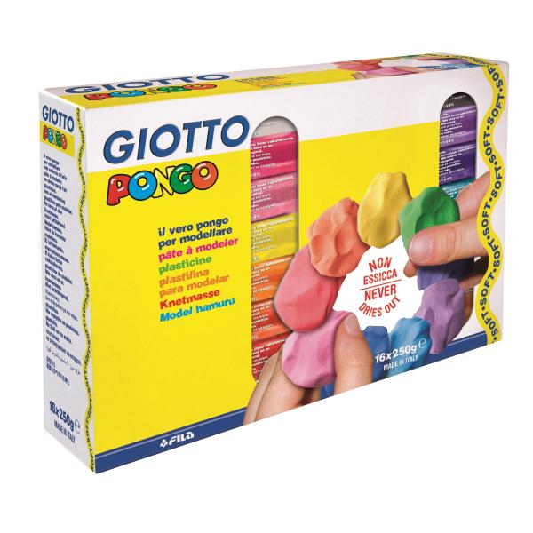 Panetti Plastilina250g Col Ass Giotto 514500 8000144001170