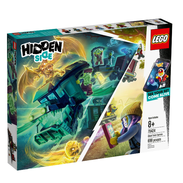 Immagine di un set LEGO raffigurante una macchina per espresso, denominata Fantasma, con dettagli realistici e colori accesi, simile a una creazione immaginaria in un mondo fantasy. Parte della linea giocattoli LEGO Creator. 5702016367195 | initpc.it