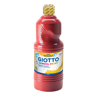Tempera Giotto Pronta School Paint 1000 Ml Rosso Scarlatto Giotto 535508 8000825977084