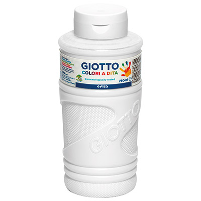 Tempera Giotto Colori a Dita Ml 750 Bianco Giotto 536001 8000825536007