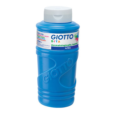 Tempera Giotto Colori a Dita Ml 750 Blu Giotto 536015 8000825537011