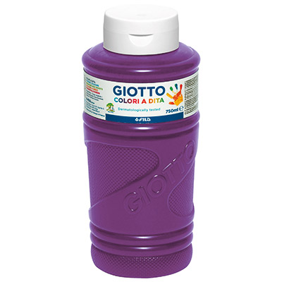 Tempera Giotto Colori a Dita Ml 750 Violetto Giotto 536019 8000825537028