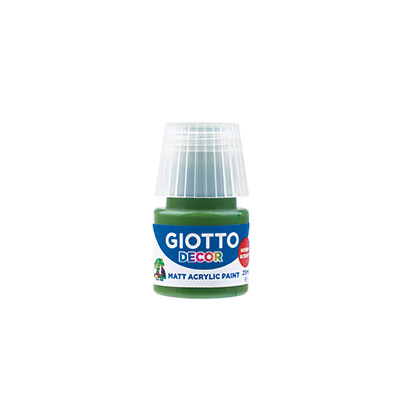 Tempera Giotto Decor Acrilica Ml 25 Verde Bosco Giotto 538113 8000825552359