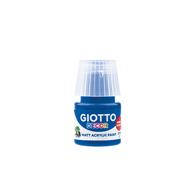 Tempera Giotto Decor Acrilica Ml 25 Blu Oltremare Giotto 538117 8000825538179