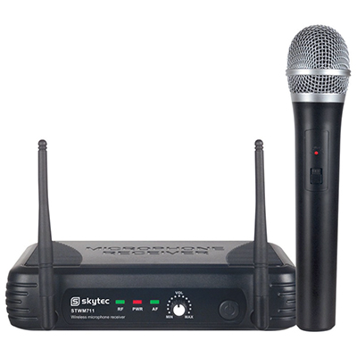Kit Radiomicrofono Vhf C 1 Microfoni Ad Impugnatura Skytec 179 185 Melchioni 550923348 8715693255430