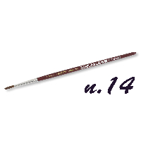 Pennelli giotto serie 400 a punta tonda pelo pony n14 8000825703409