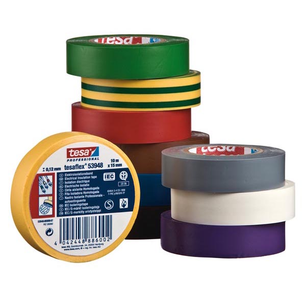 Nastro adesivo isolante bianco 10mx15mm professionale tesa 4042448458315