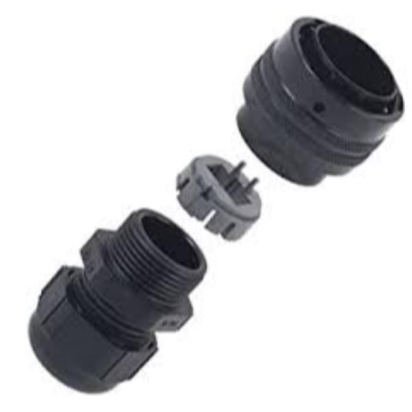 Connessione elettrica a push-pull con connettore IDC-8 per applicazioni di alta frequenza, marchio Axis. 7331021029866 | initpc.it
