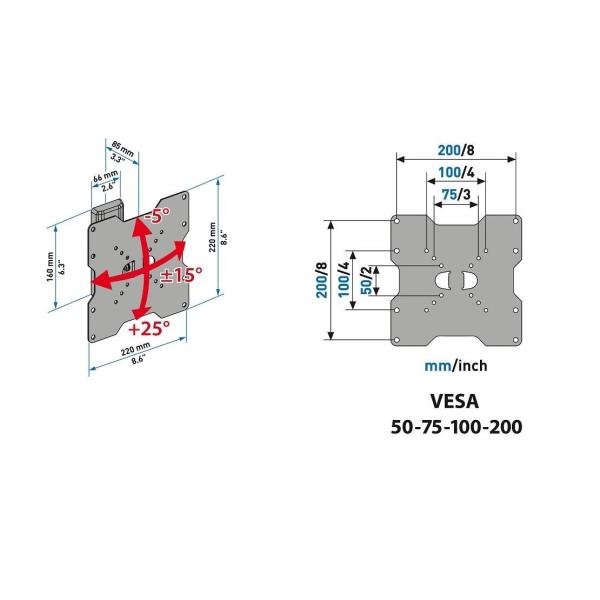 Cme tilt rotation etr 200 di marca Meliconi, accessorio per attrezzature fotografiche 8006023133543 | initpc.it