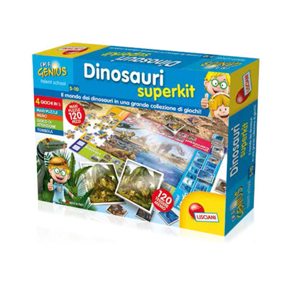 Puzzle e Memo Dinosauri Superkit Lisciani 59003 8008324059003
