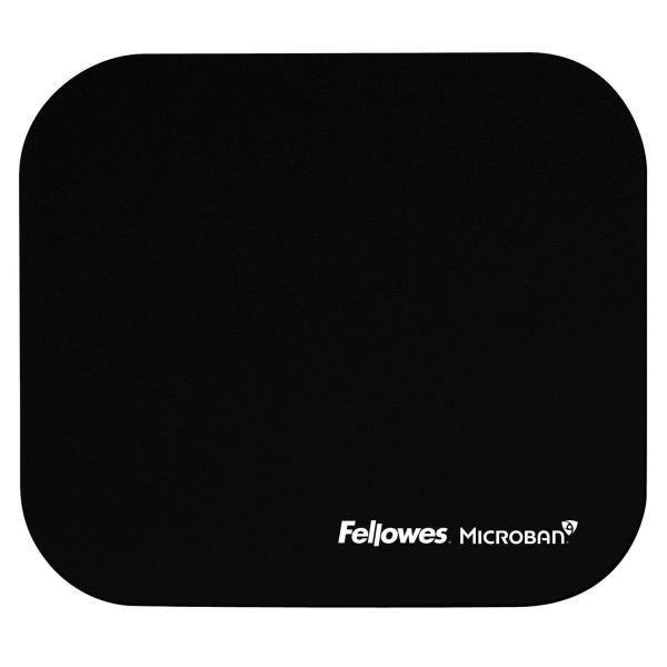 Mousepad con tecnologia antimicrobiana, realizzato dal marchio Fellowes, presentato in grigio e dotato di proprietà antibatteriche per una pulizia ottimale. 0043859544035 | initpc.it
