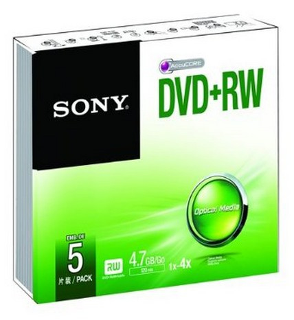 Dvd Rw 4x Slim Case Cf 5 Pz Sony 5dpw47ss 27242868281