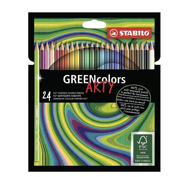 Ast24 Greencolors Arty Stabilo 6019 24 1 20 4006381547260