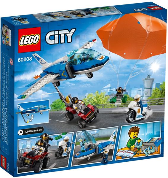 Paracadute Della Polizia Aerea Lego 60208 5702016369779