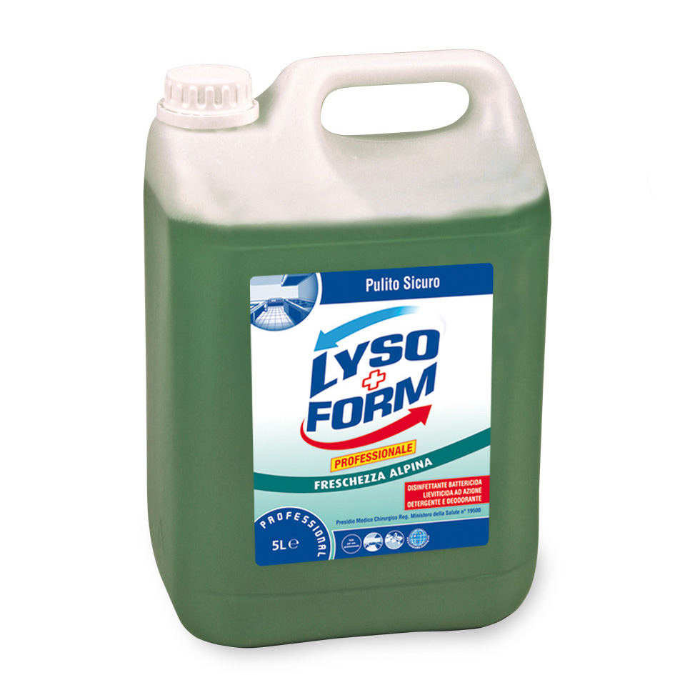 Detergente Pavimenti Disinfettante Lysoform 5 Litri Freschezza Alpina 100887662 7615400189083
