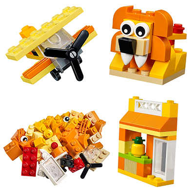 Lego Classic Scatola Della Creativita 39 Arancione 10709 Lego 6175656 5702015869416
