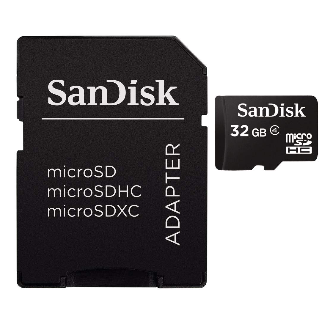 Micro Sd Hc 32gb Card Sd Adapter Sandisk Sdsdqm 032g B35a 619659066918