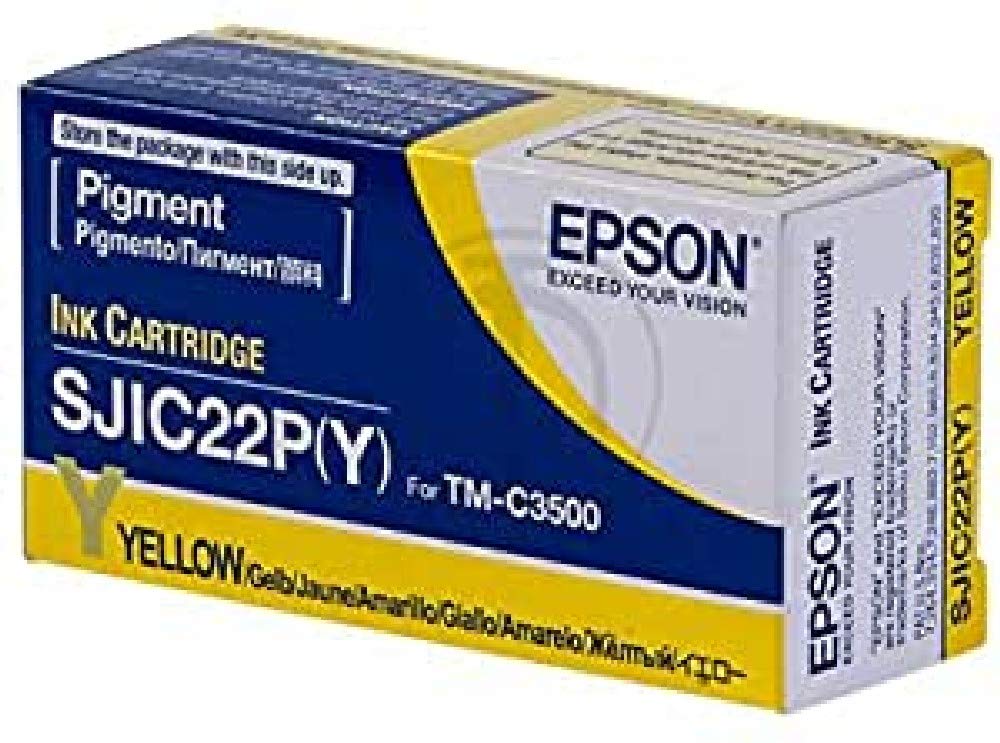 Ink Cartridge Yellow Epson Bs Label Consumables U4 C33s020604 8715946534275