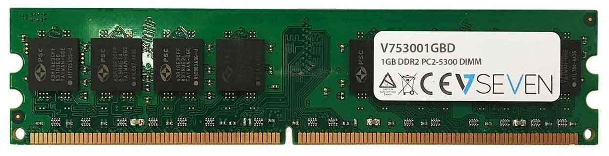 1gb Ddr2 667mhz Cl5 Non Ecc V7 Drams V753001gbd 5050914959715