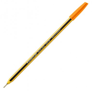 Scatola 10 Penna a Sfera 434 Noris Stick Arancione 1 0mm Staedtler 434 04 4007817437209